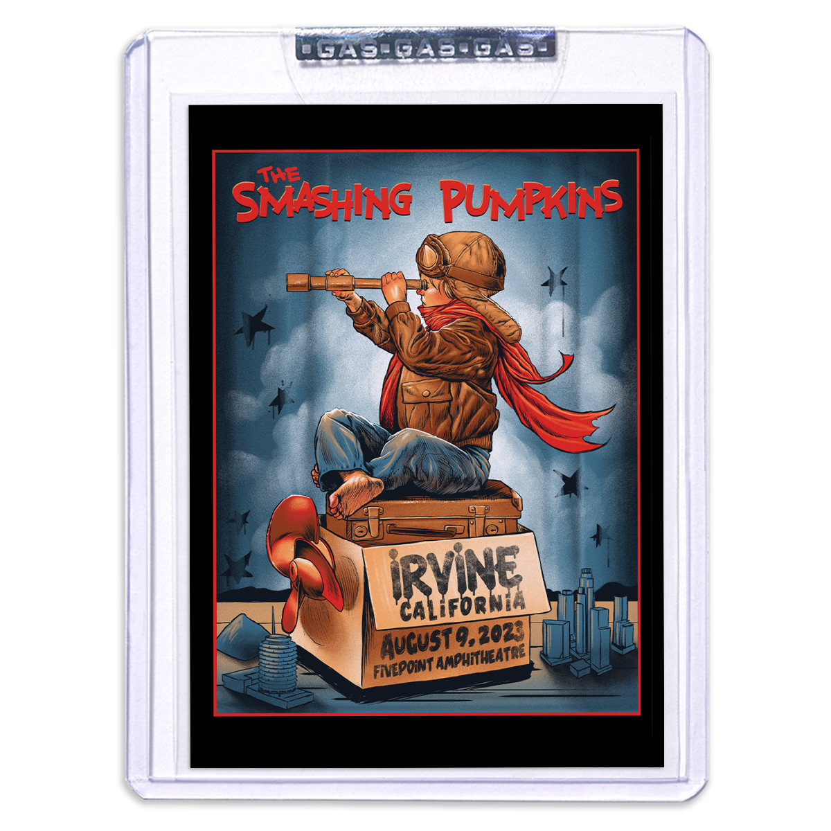 The Smashing Pumpkins Irvine August 9, 2023 Poster & Setlist Trading Card