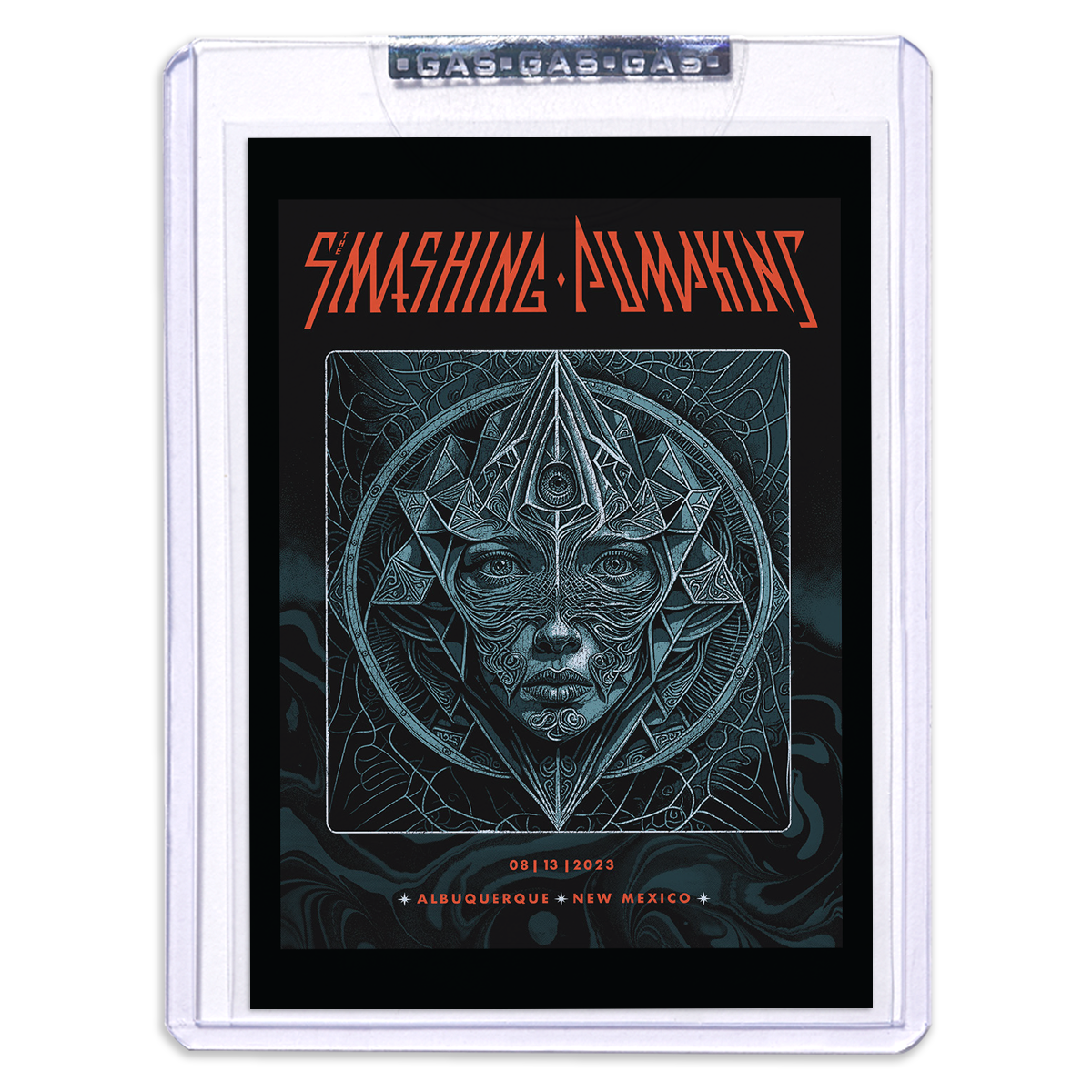The Smashing Pumpkins Albuquerque August 13, 2023 Poster & Setlist Trading Card