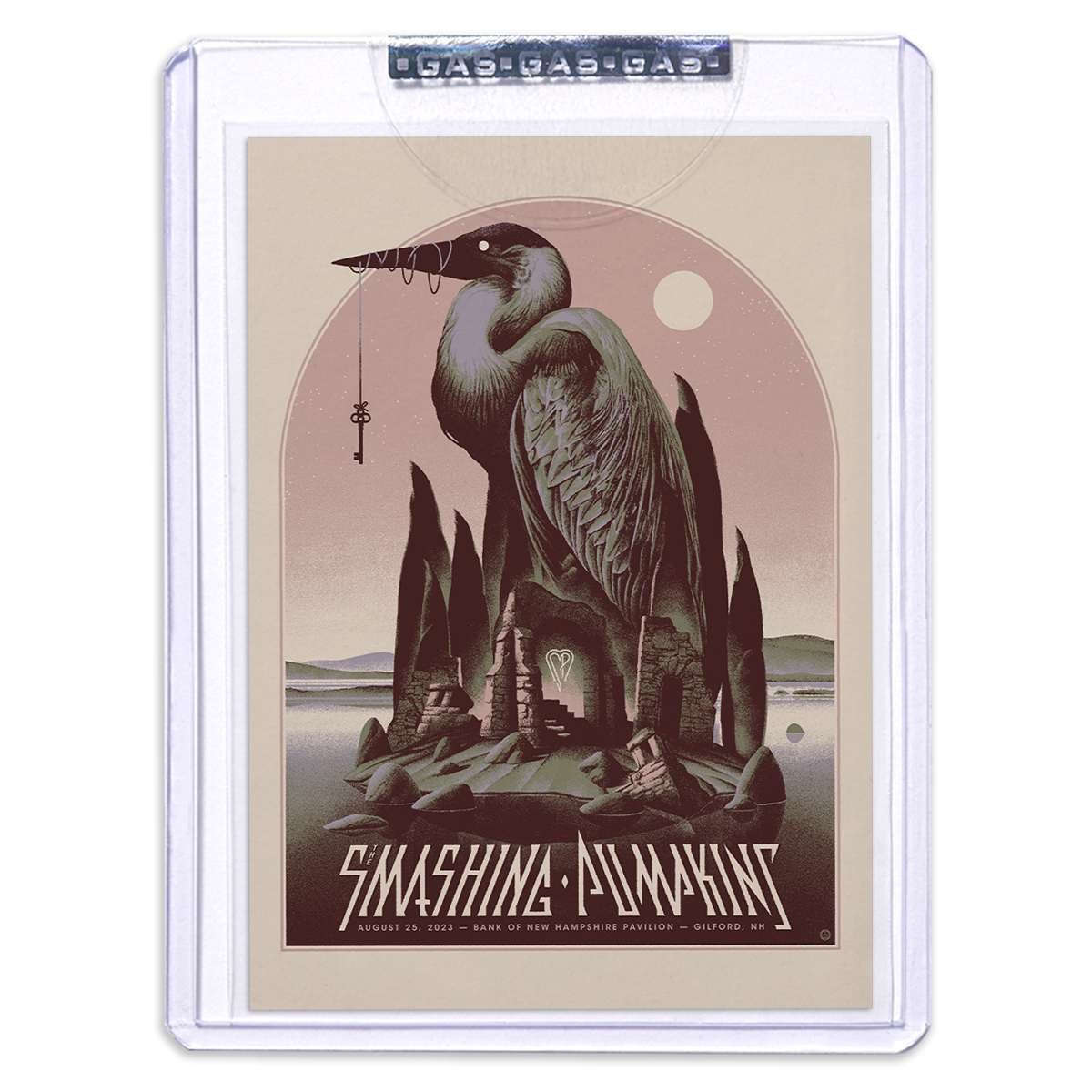 The Smashing Pumpkins Gilford August 26, 2023 Poster & Setlist Trading Card