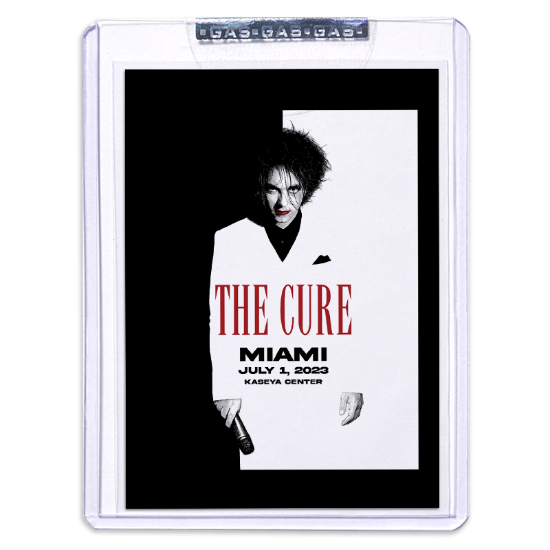 The Cure Miami July 1, 2023 First Edition Poster & Trading Card