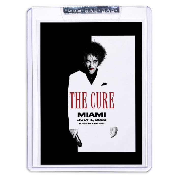 The Cure Miami July 1, 2023 First Edition Poster & Trading Card