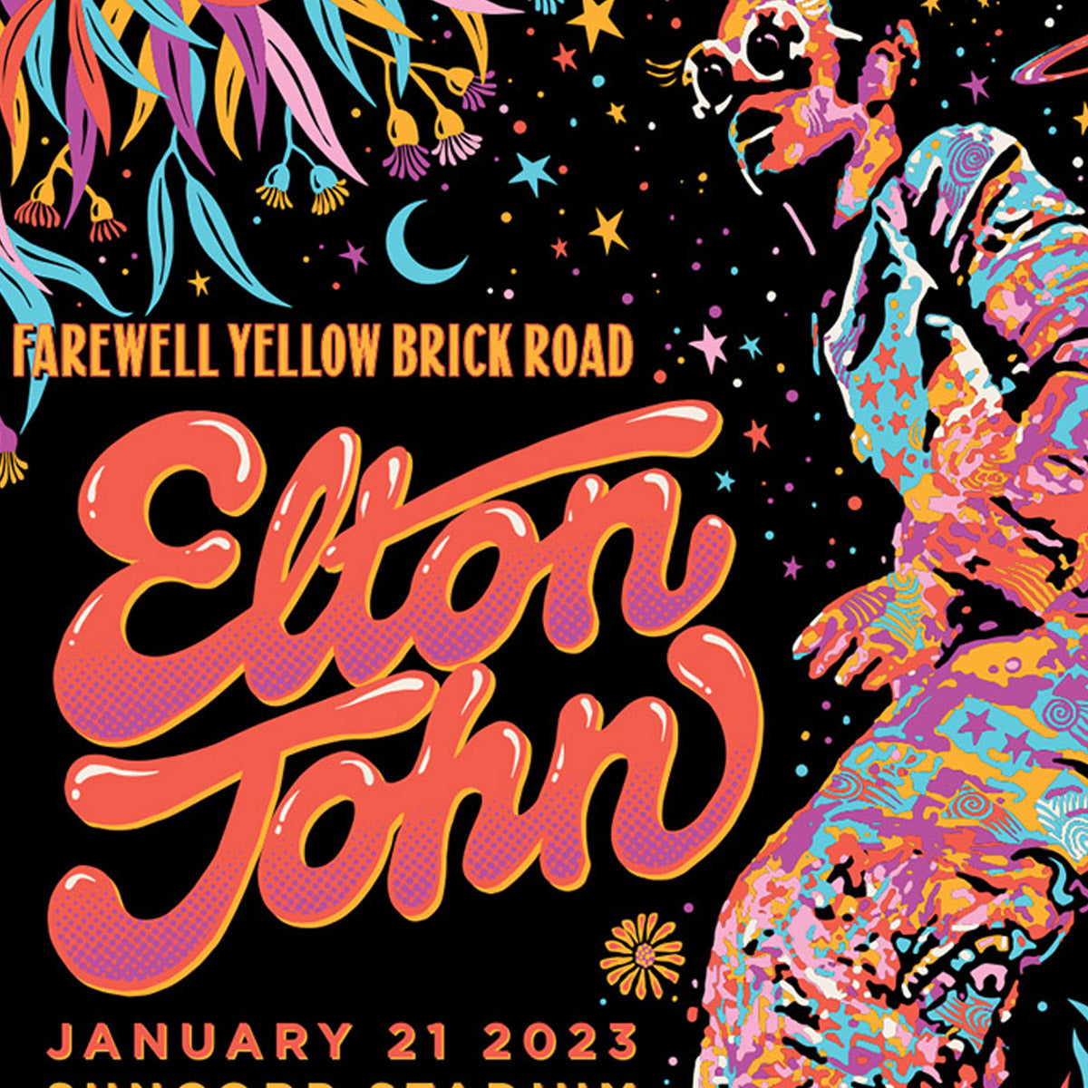 Elton John Brisbane January 21, 2023 Farewell Yellow Brick Road Tour