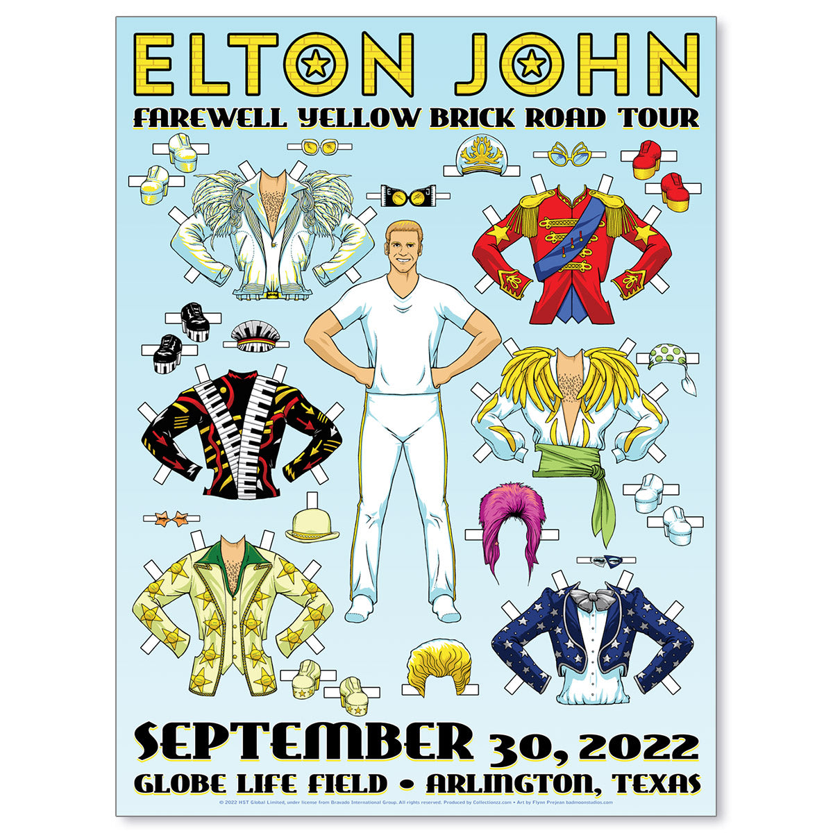 Elton John Arlington Farewell Yellow Brick Road Tour