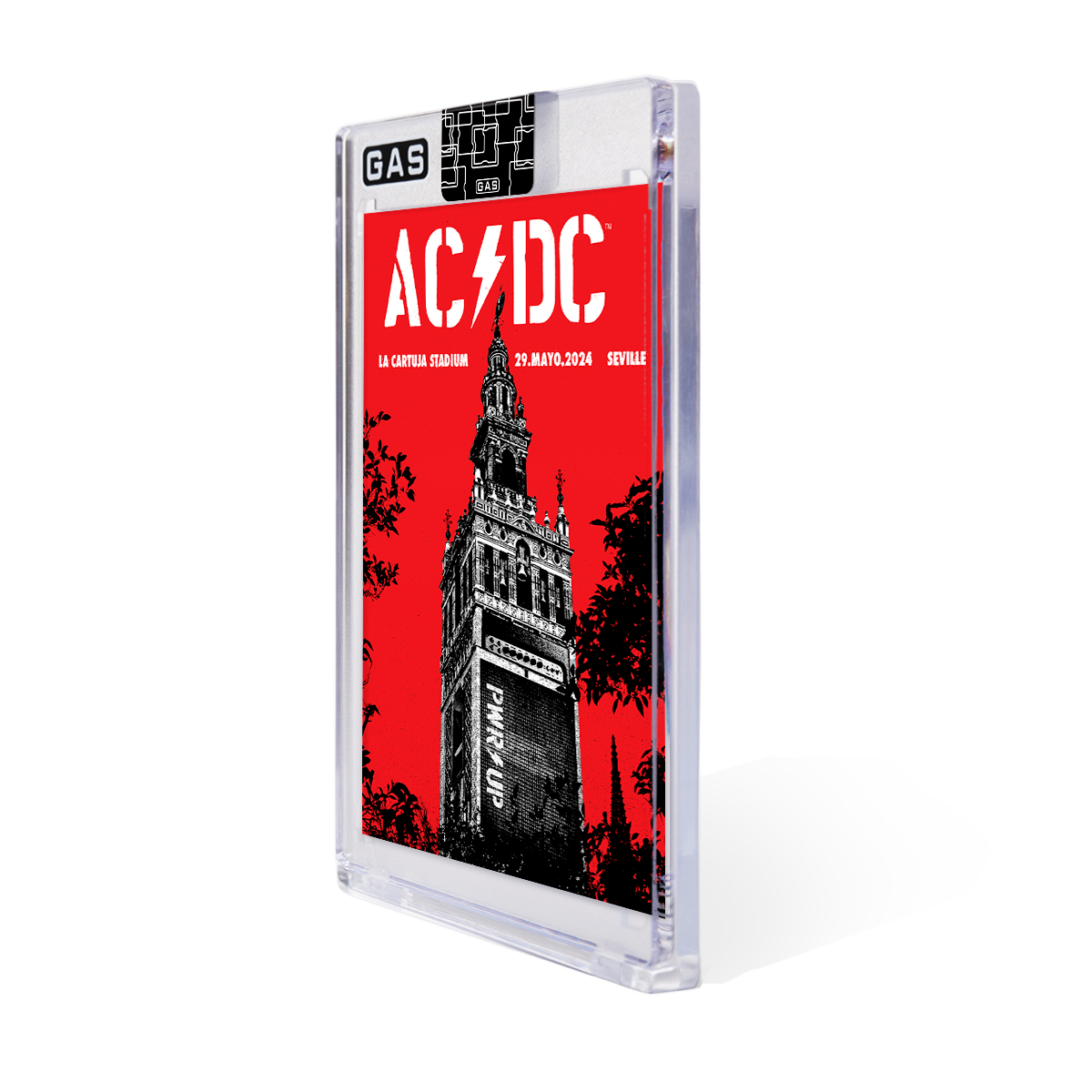 AC/DC Seville May 29 Poster & Setlist Trading Card