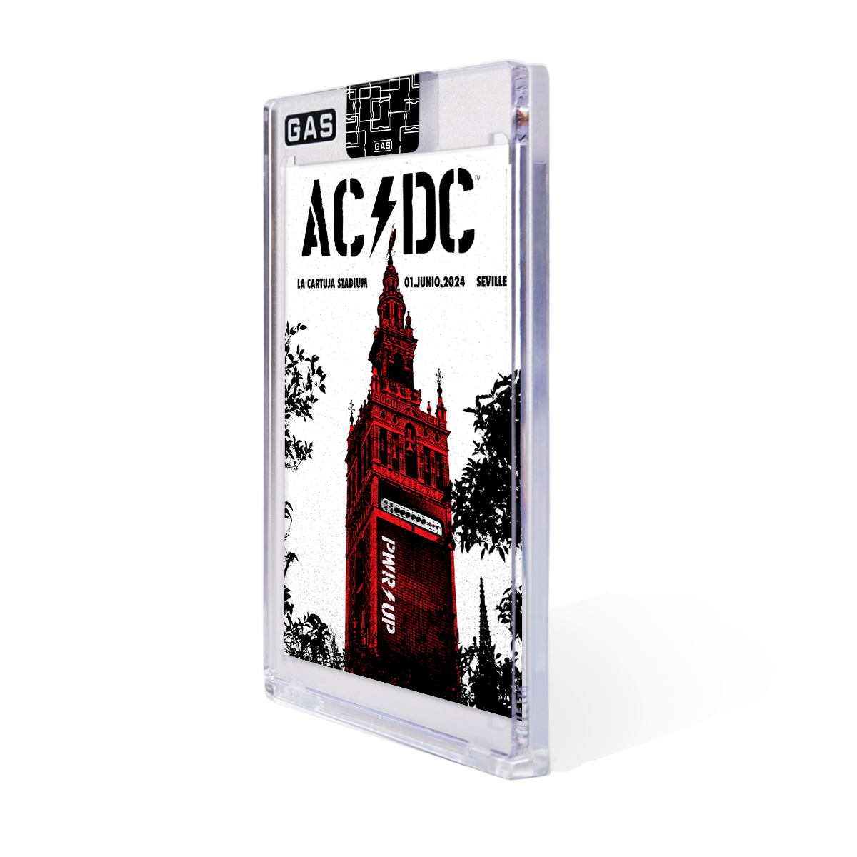AC/DC Seville June 1 Poster & Setlist Trading Card