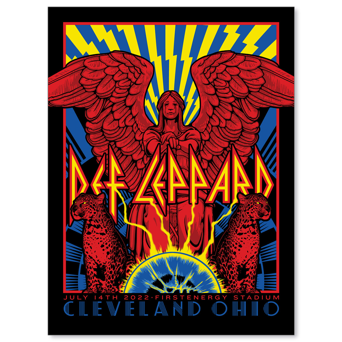 Def Leppard Cleveland July 14, 2022 The Stadium Tour