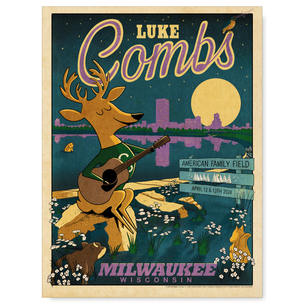 Luke Combs Milwaukee April 12 & 13, 2024
