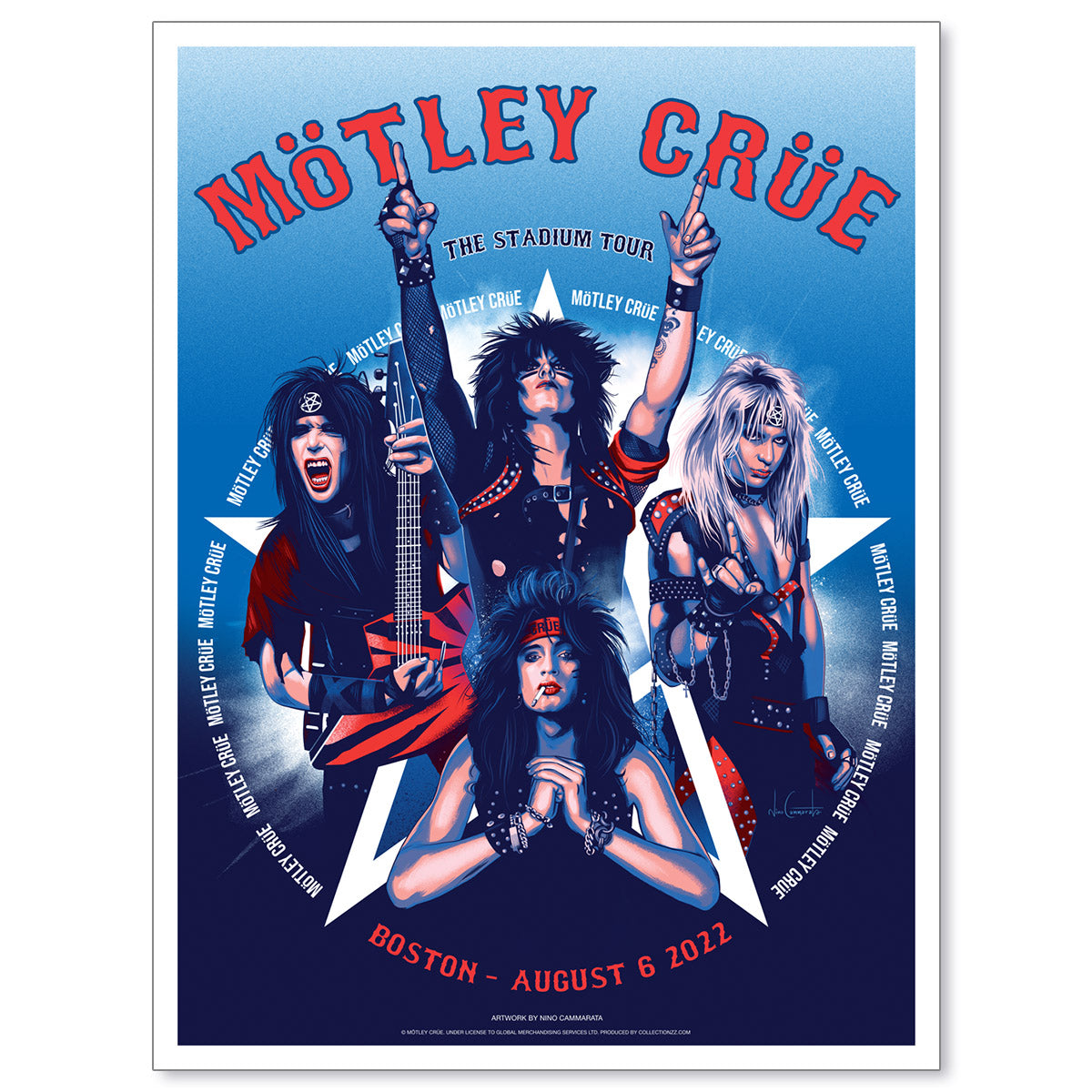 Mötley Crüe Boston August 6, 2022 The Stadium Tour