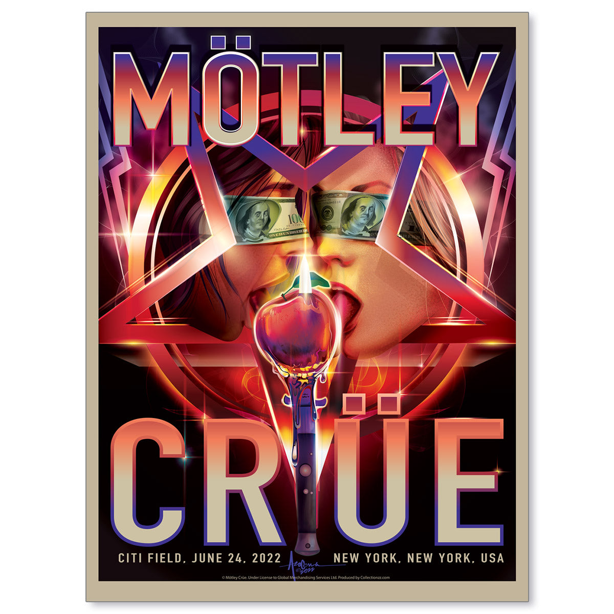 Mötley Crüe New York City June 24, 2022 The Stadium Tour