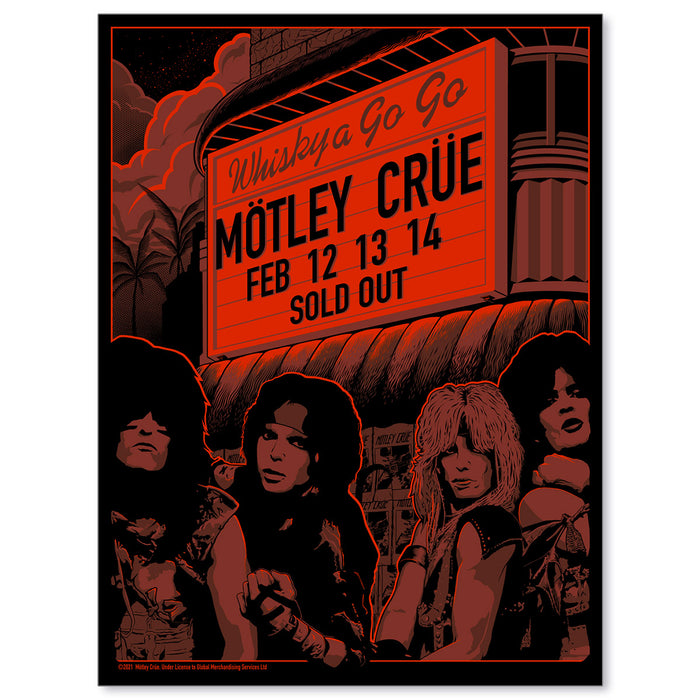 Mötley Crüe Whisky A Go-Go 1982