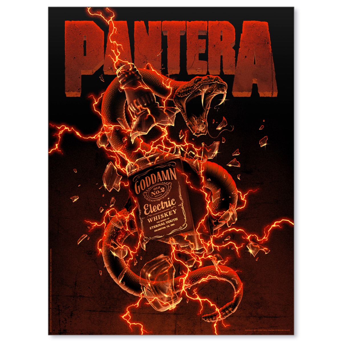 Pantera Goddamn Electric by Matt Ryan Tobin (Fire Edition)
