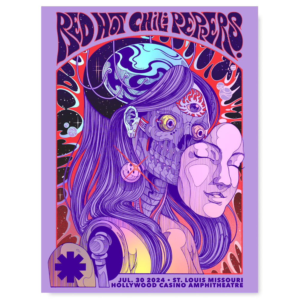 Red Hot Chili Peppers St. Louis July 30th (Rainbow Foil Edition)