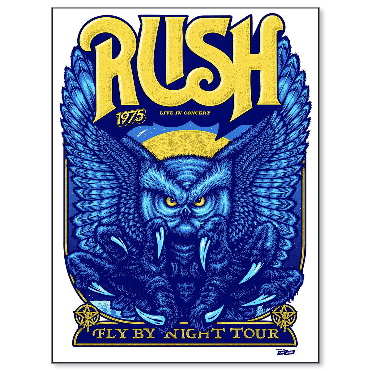 Rush - Fly By Night Tour 45th Anniversary by Ames Bros (Main Edition)