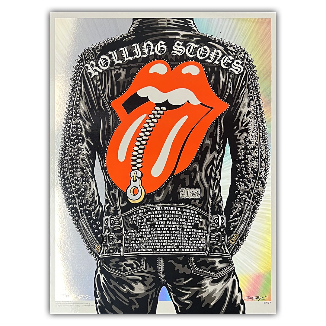 Rolling Stones Sixty Tour by Emek (Rainbow Foil Edition)