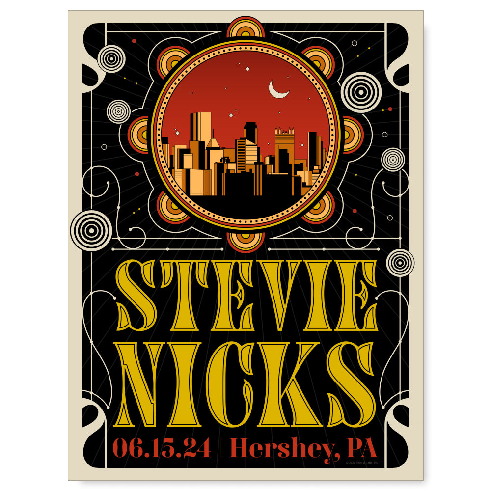 Stevie Nicks June 15, 2024 Hershey Artist Proof