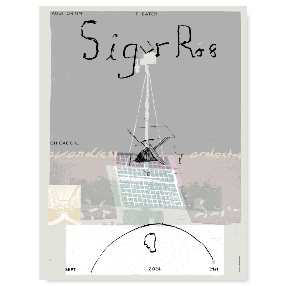 Sigur Rós Chicago September 21, 2024 Poster