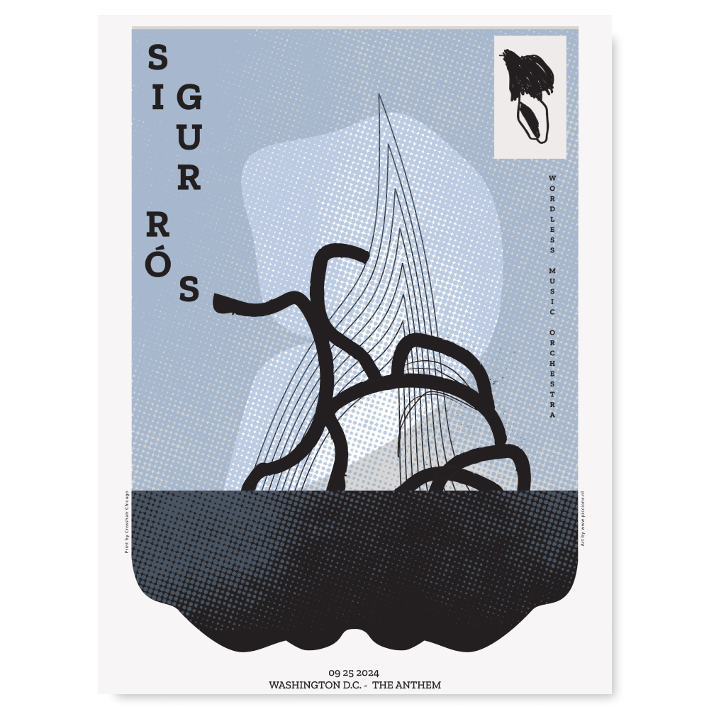 Sigur Rós Washington September 25, 2024 Poster