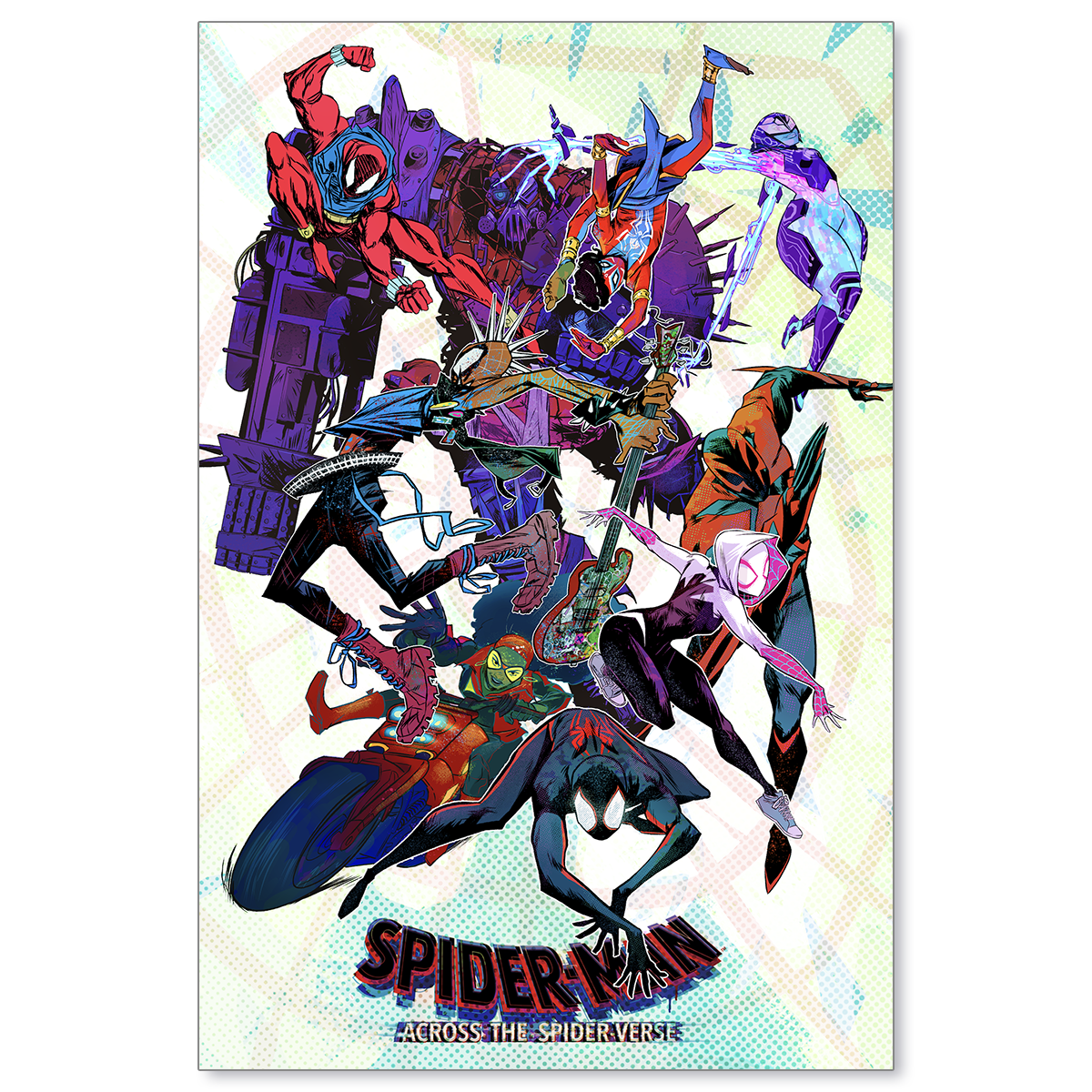 Spider-Man Across The Spider-verse by Sanford Greene (Signed)
