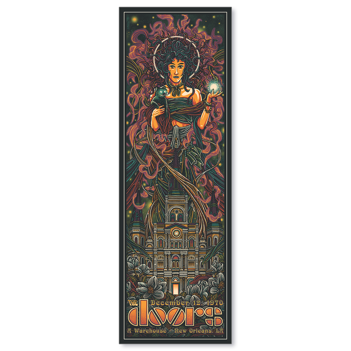 The Doors New Orleans 1970 by Luke Martin (Variant Edition Foil Studio Copy)