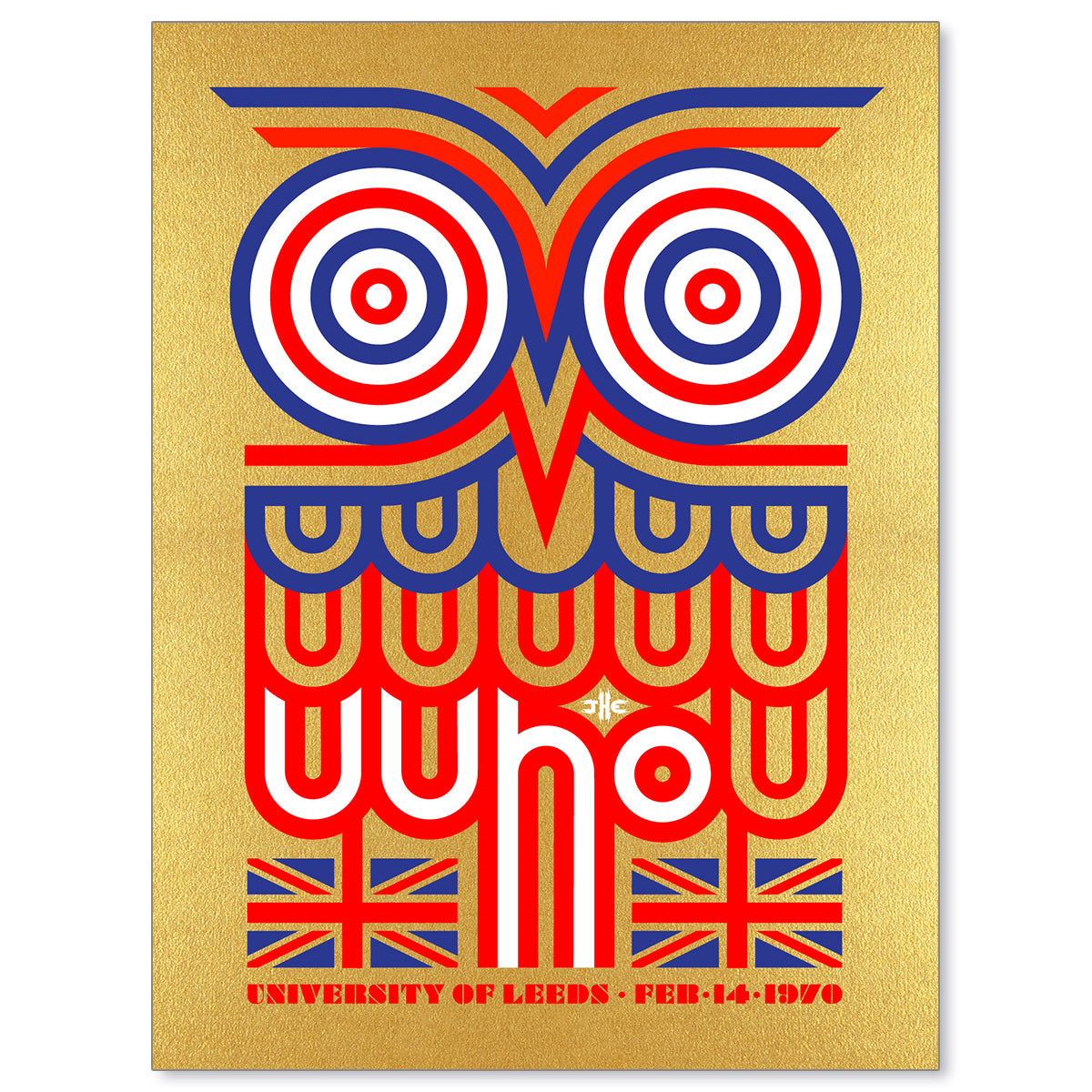 The Who Leeds #1 1970 by Ames Bros (Golden Owl Edition)
