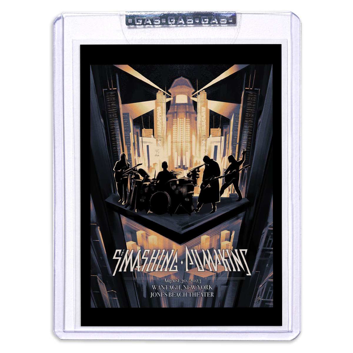 The Smashing Pumpkins Wantagh August 30, 2023 Poster & Setlist Trading Card
