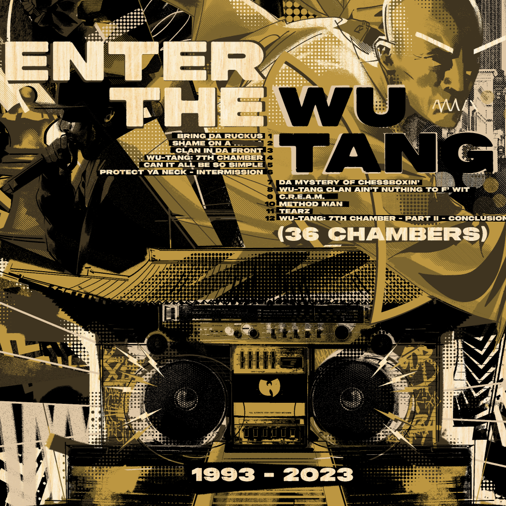 Wu Tang Clan 36 Chambers 30th Anniversary (Wood Edition) NYCC