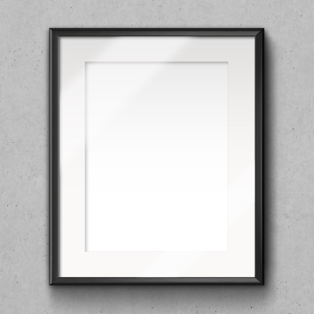 Museum Quality Frame With White Mat