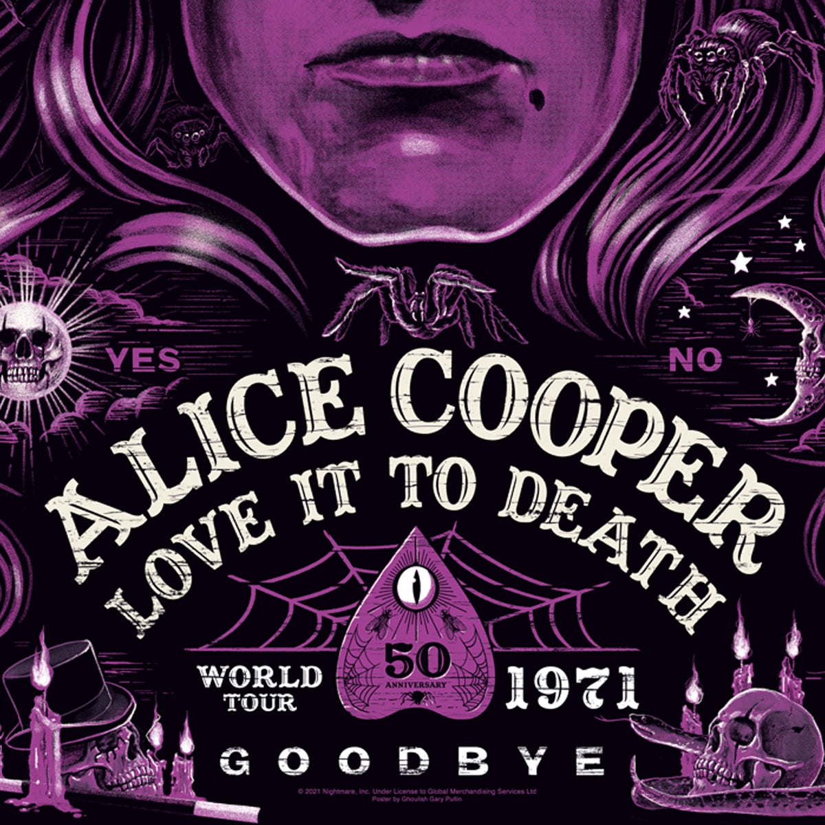 Alice Cooper Love It To Death 50th Anniversary (Spider Eyes Variant)