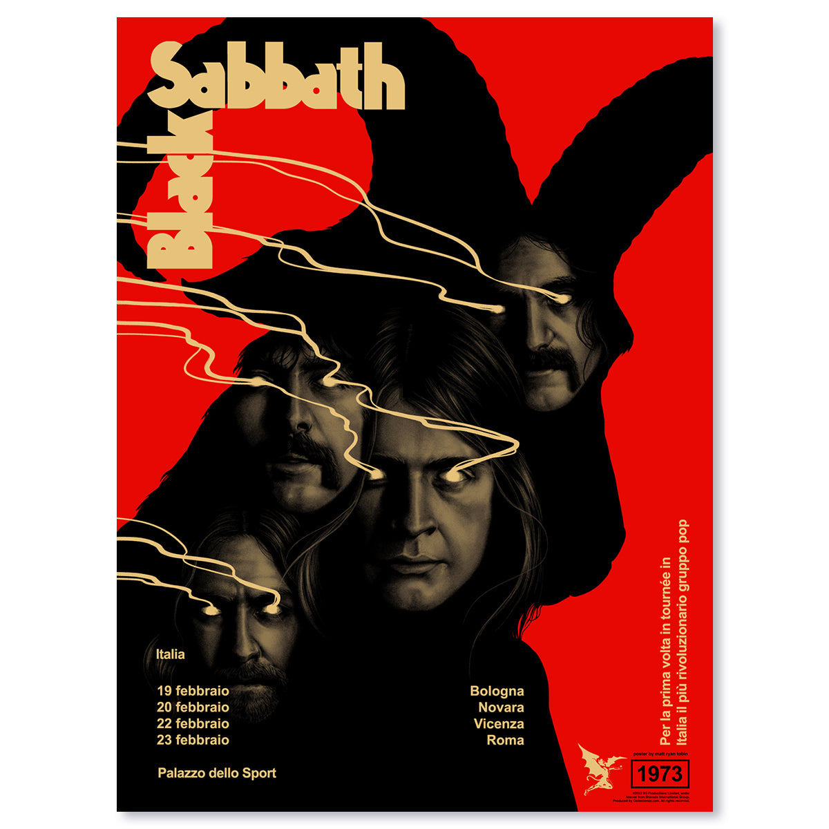Black Sabbath Italy 1973 50th Anniversary