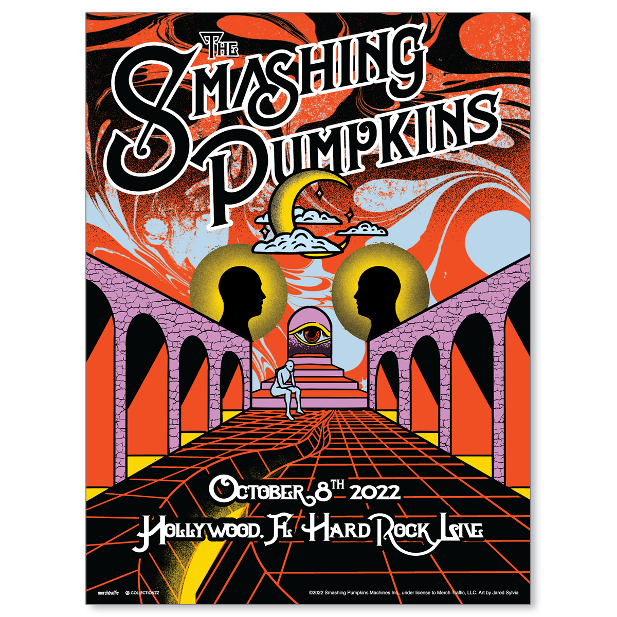 The Smashing Pumpkins Hollywood, FL October 8, 2022 Print