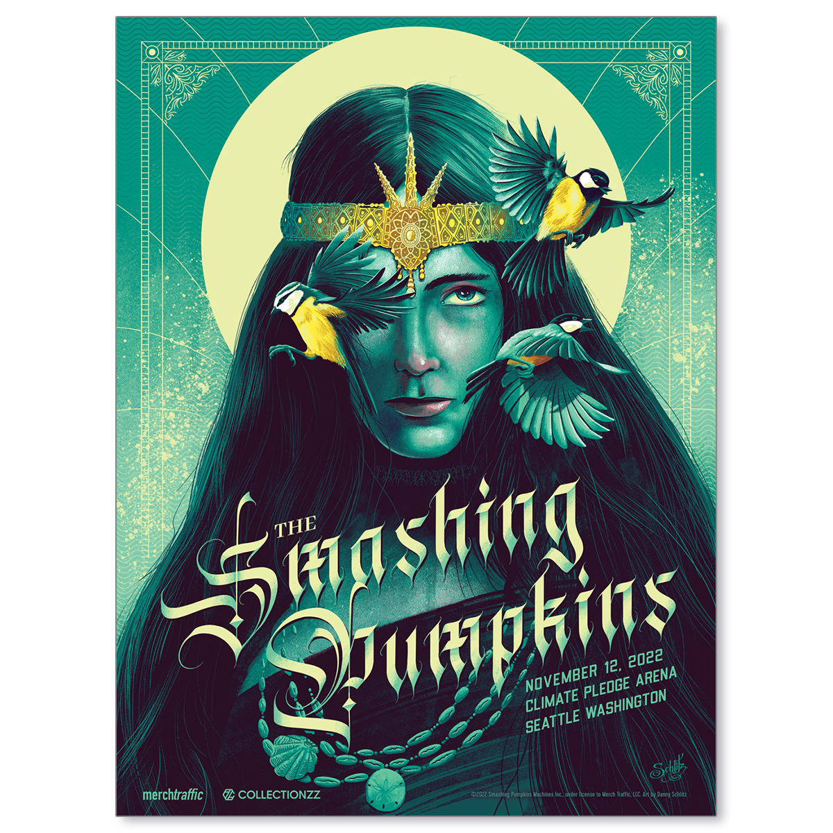 The Smashing Pumpkins Seattle November 12, 2022 Print
