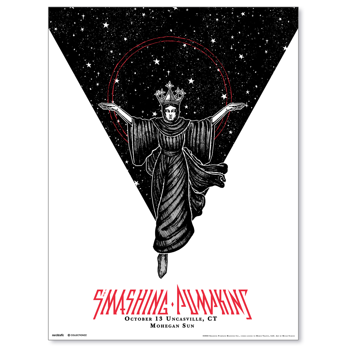 The Smashing Pumpkins Uncasville October 13, 2022 Print