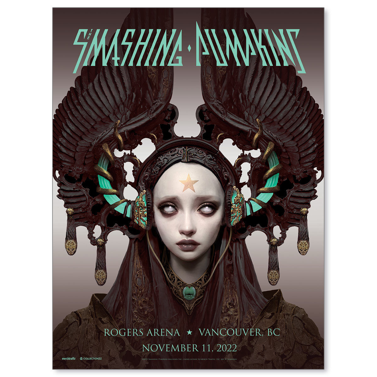 The Smashing Pumpkins Vancouver November 11, 2022 Print