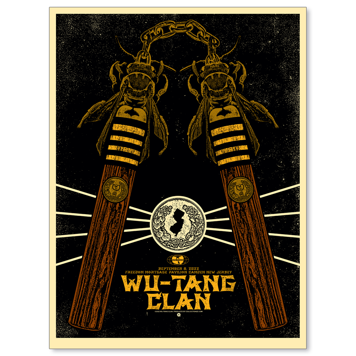 Wu-Tang Clan Camden September 8, 2022 Print