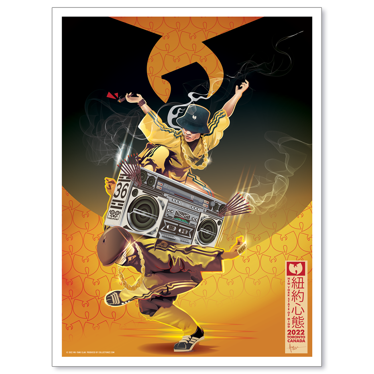 Wu-Tang Clan Toronto September 4, 2022 Print