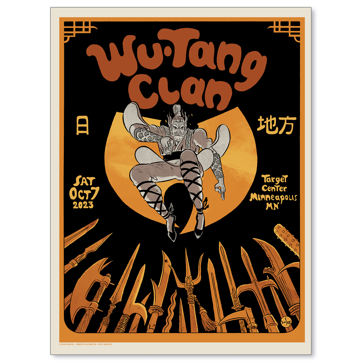 Wu-Tang Clan Minneapolis October 7, 2023