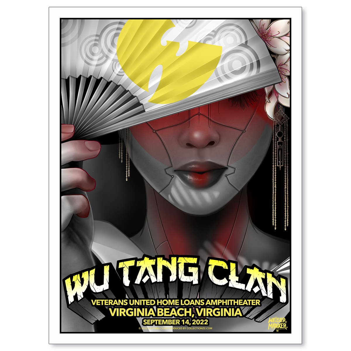 Wu-Tang Clan Virginia Beach September 14, 2022 Print