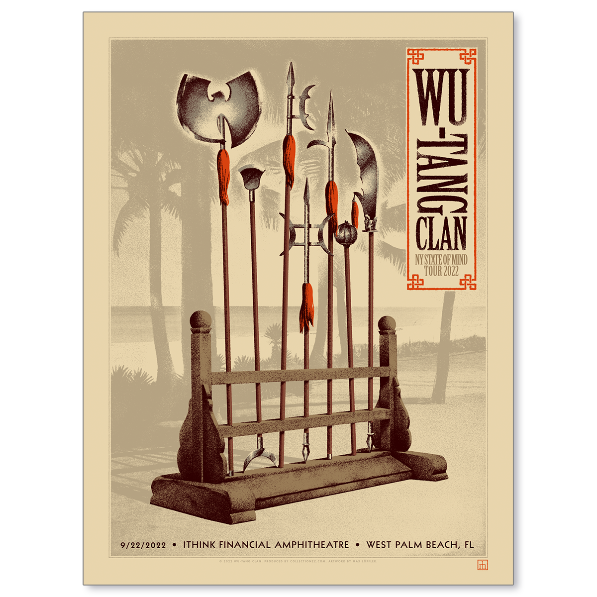Wu-Tang Clan West Palm Beach September 20, 2022 Print