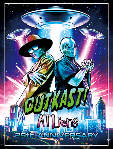 OutKast ATLiens 25th Anniversary Lenticular Print