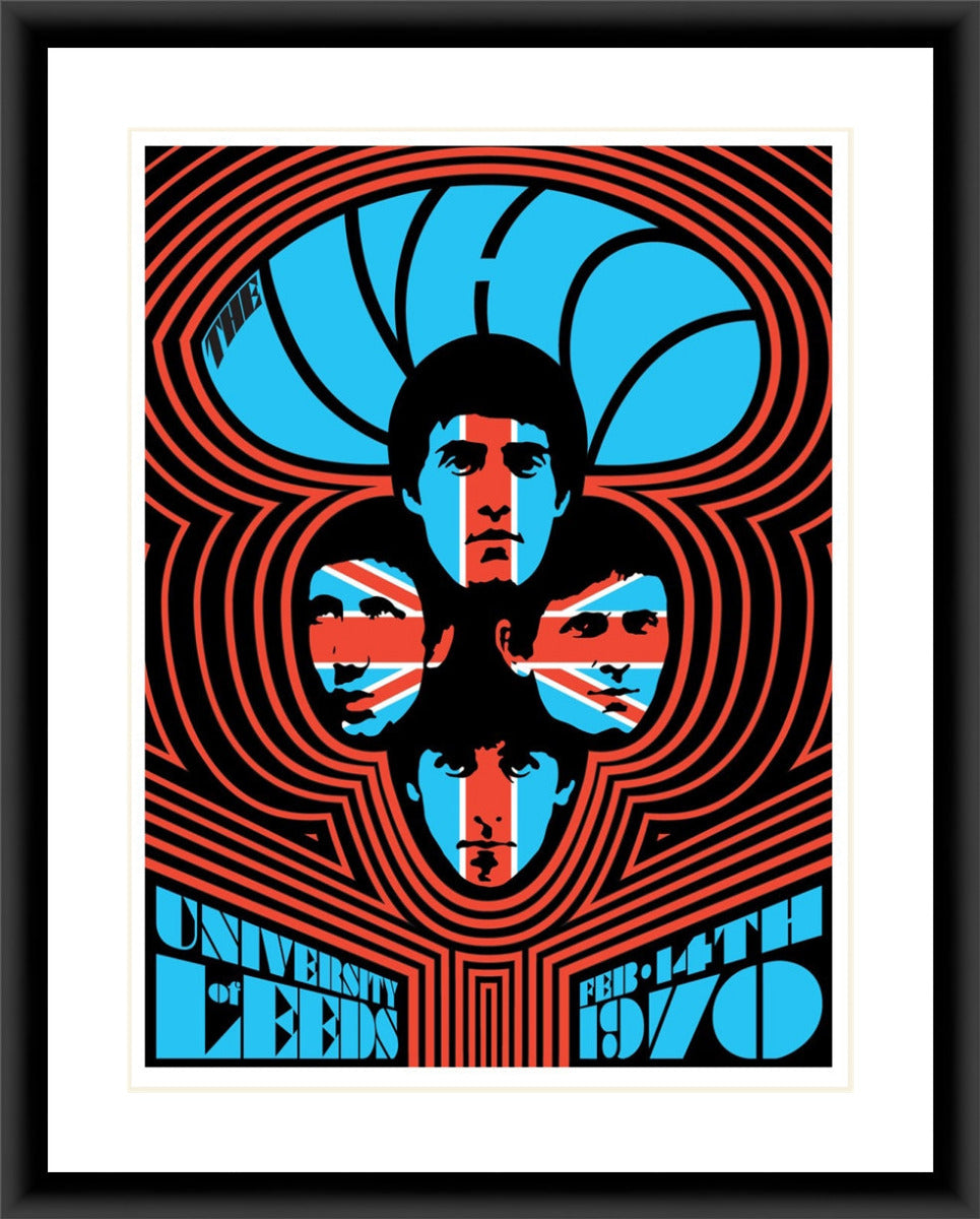 The Who Leeds #2 1970 by Ames Bros (Glow In Dark Edition)