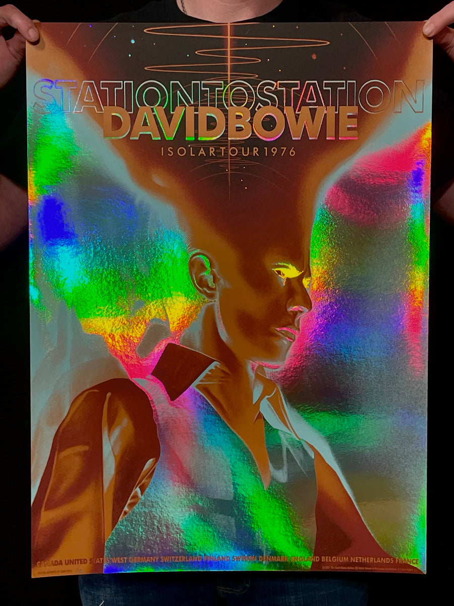David Bowie 1976 Isolar Tour (Rainbow Foil)
