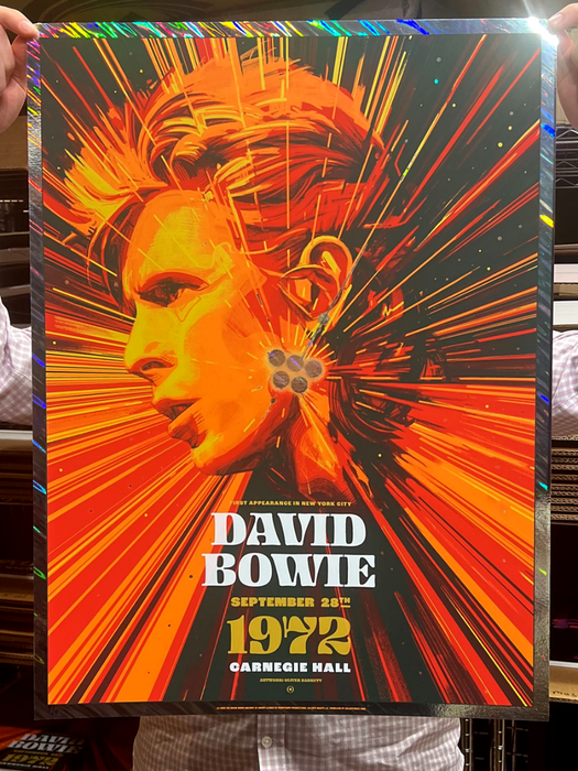 David Bowie New York City 1972 (Lava Foil)