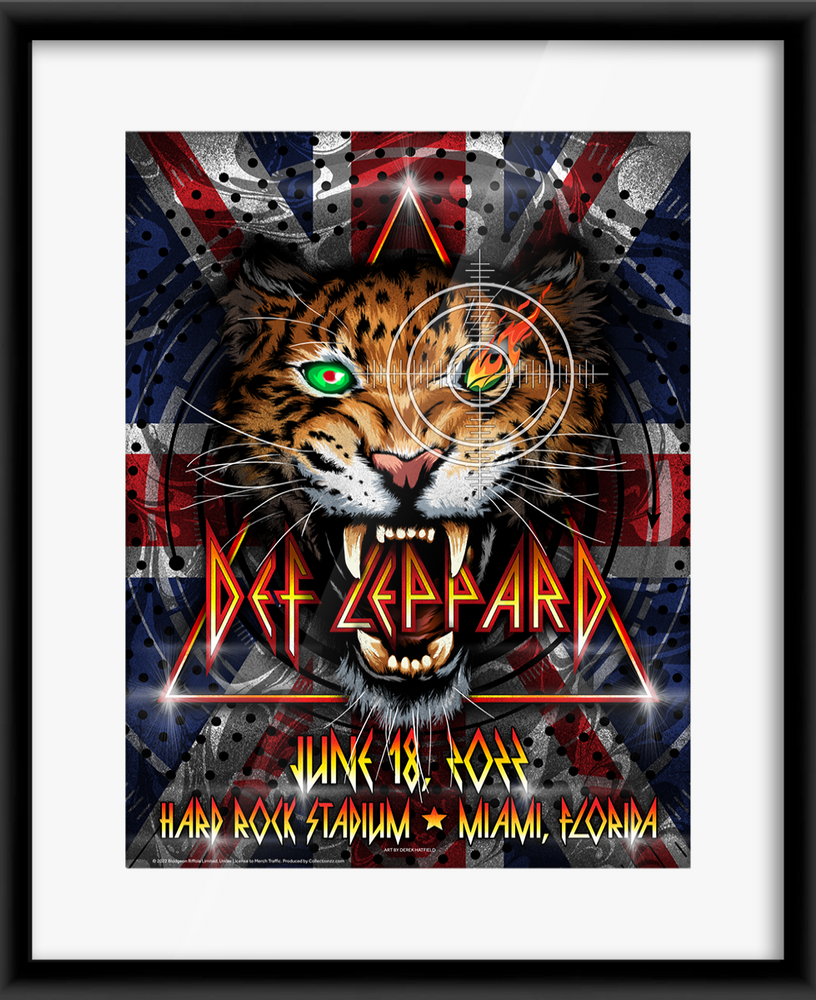 Def Leppard Miami June 18, 2022 The Stadium Tour — Iconic by Collectionzz