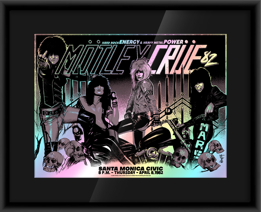 Mötley Crüe Santa Monica 1982 (Rainbow Foil)