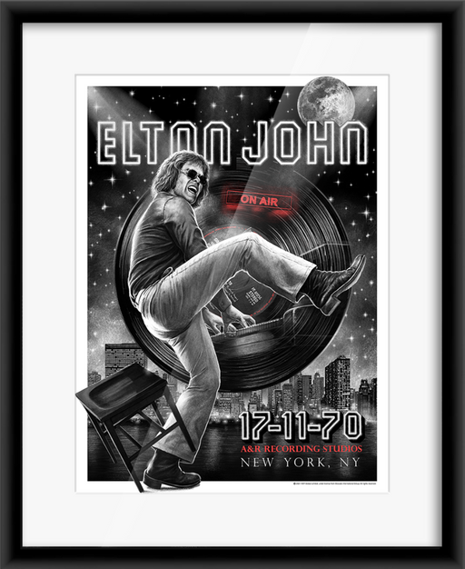 Art, New Elton John Yellow Brick Road Tour 223 Dodgers Stadium Poster  18x24