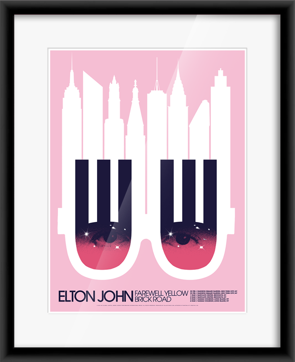 Elton John New York Farewell Yellow Brick Road Concert Print