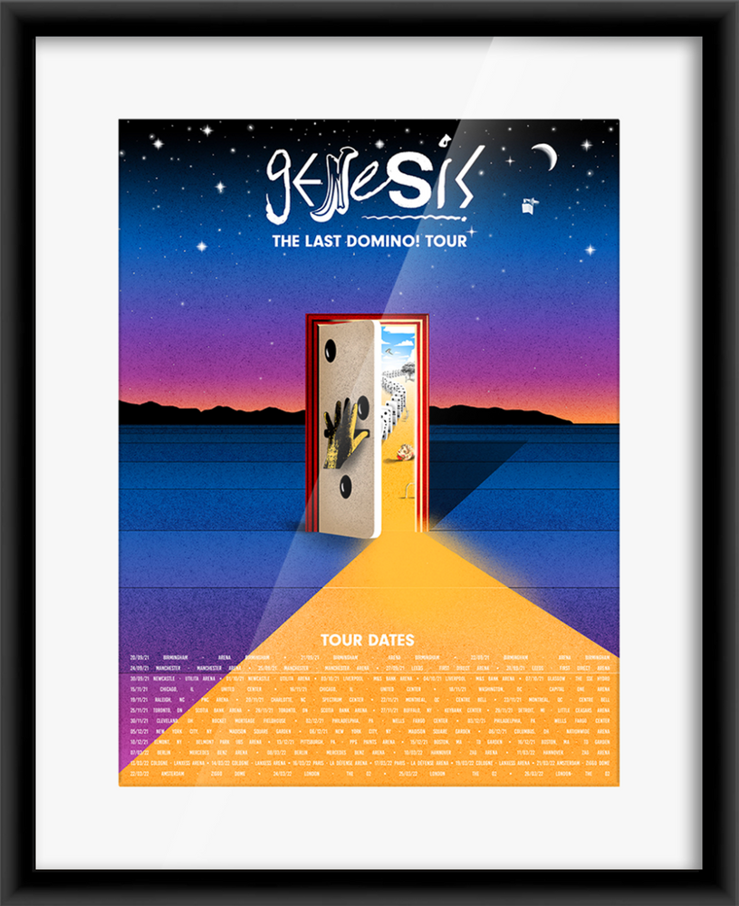 Genesis The Last Domino! Tour Print (Tour Edition) — Iconic By Collectionzz