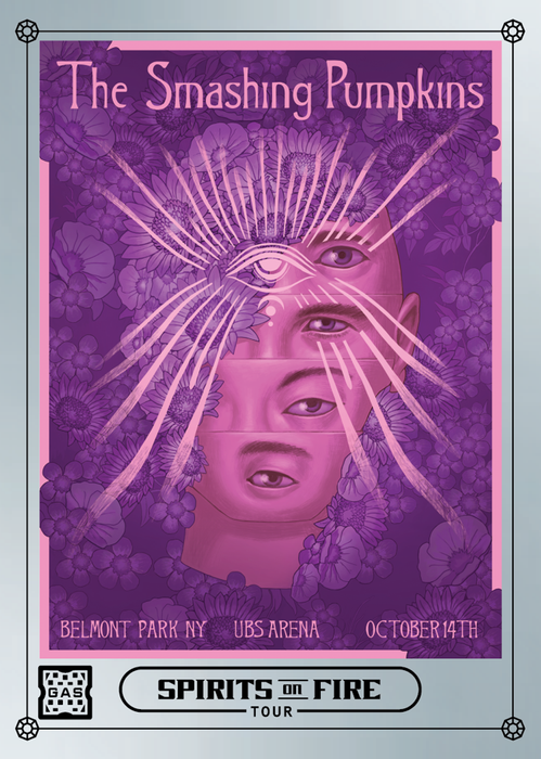 The Smashing Pumpkins Belmont Park October 14, 2022 Exclusive GAS Trading Card