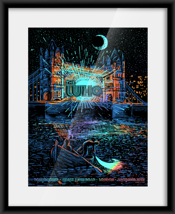 The Who London 1970 by James R. Eads (Rainbow Foil Edition)