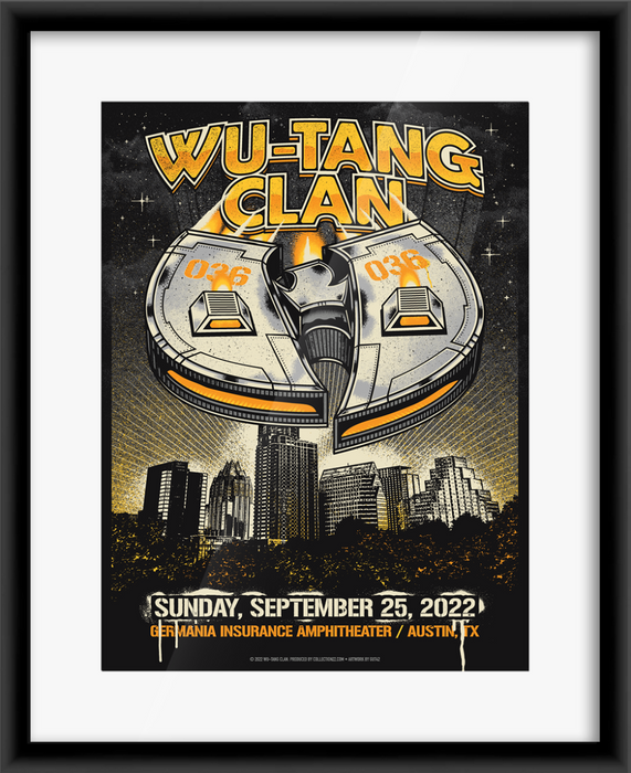 Wu Tang Clan Austin September 25, 2022 Print